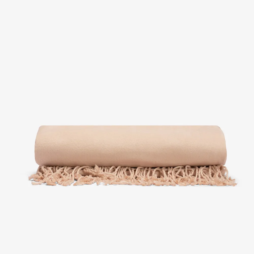Woven Throw Blanket - Oat
