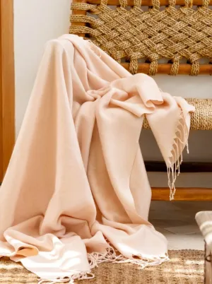 Woven Throw Blanket - Oat