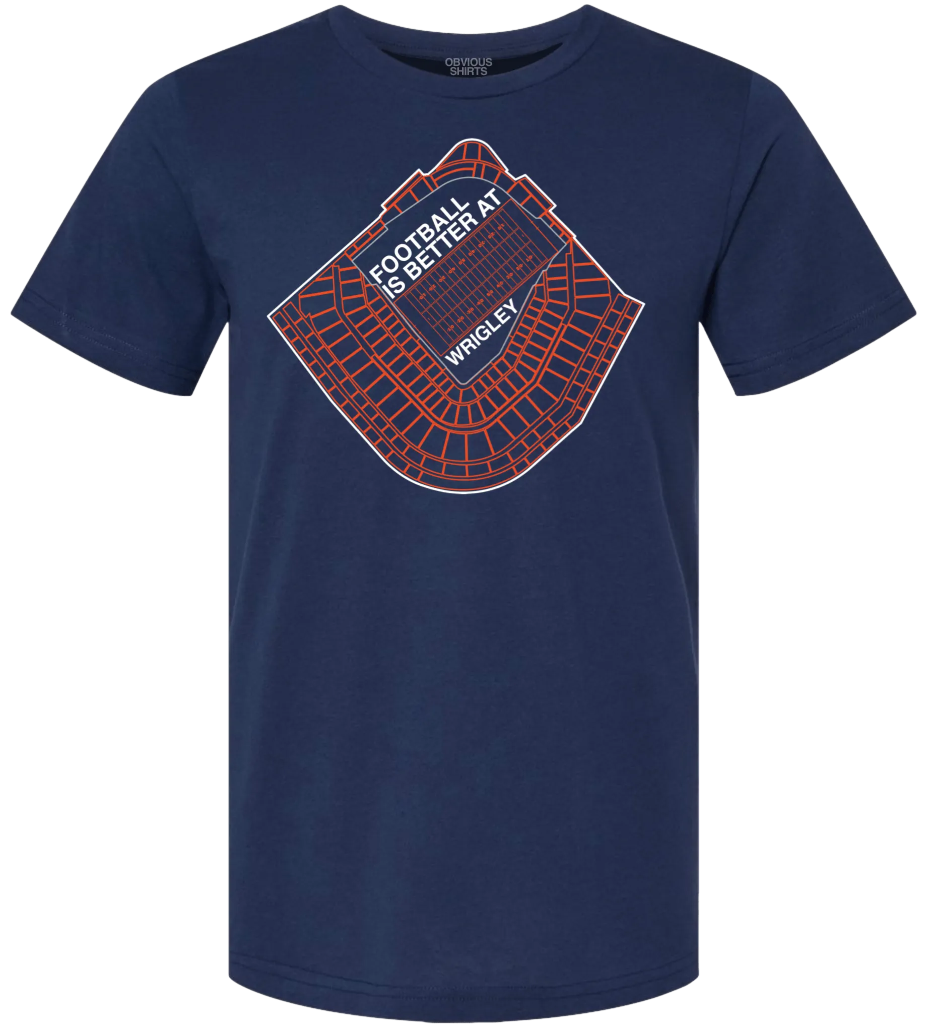 WRIGLEY FOOTBALL FIELD. (NAVY)