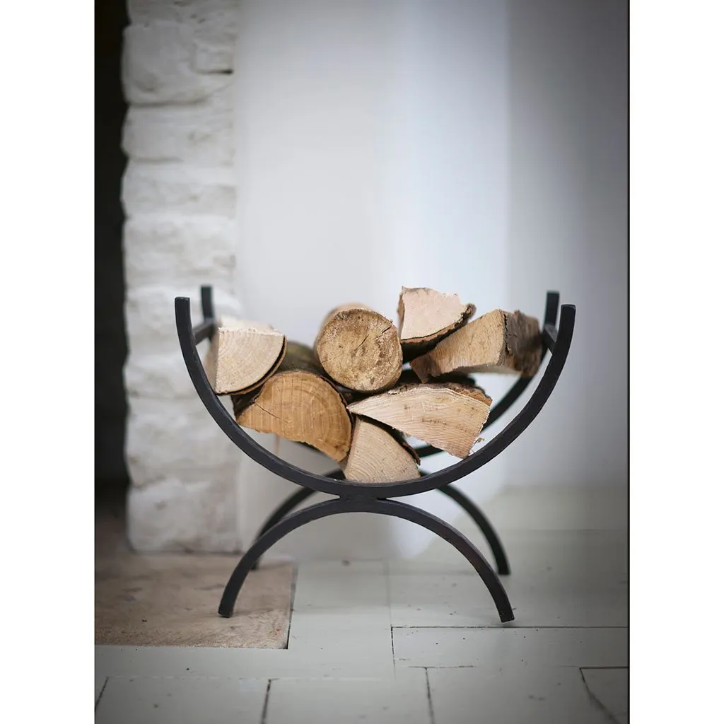 Wrought Iron Log Holder | Small