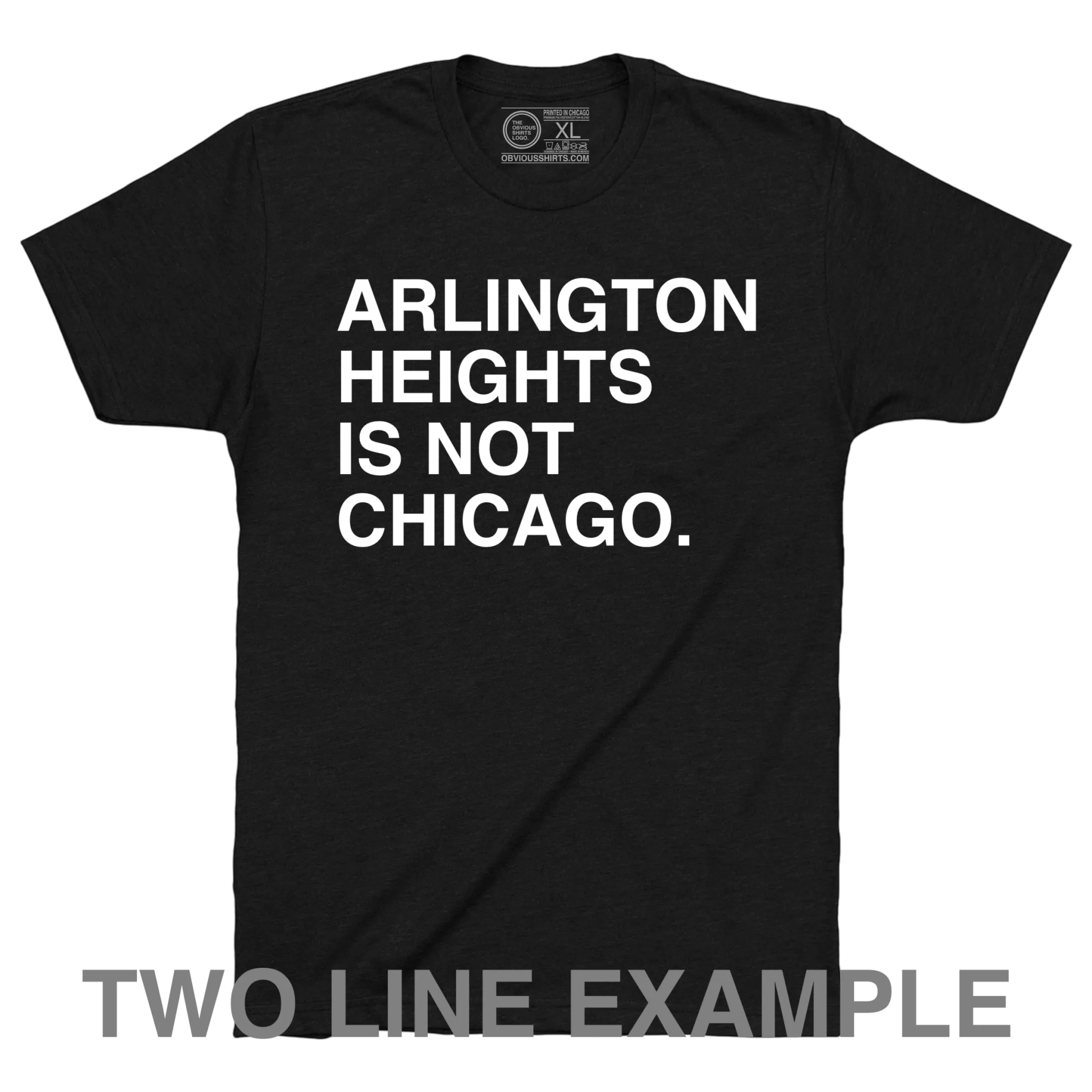 YOUR SUBURB IS NOT CHICAGO. (CUSTOMIZE ME!)
