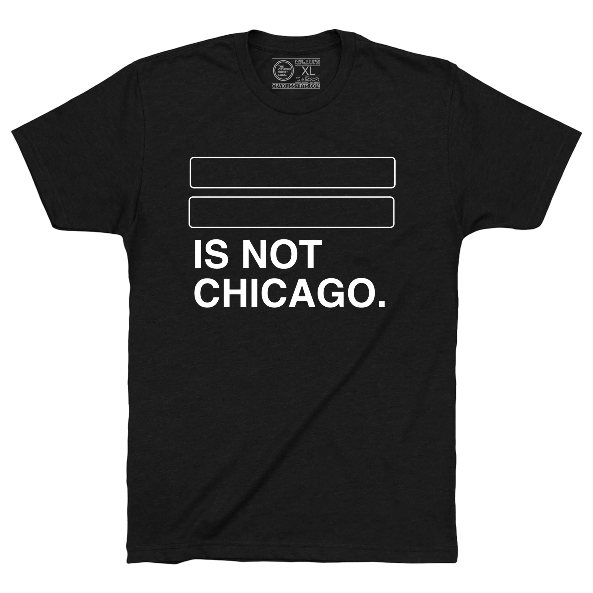 YOUR SUBURB IS NOT CHICAGO. (CUSTOMIZE ME!)