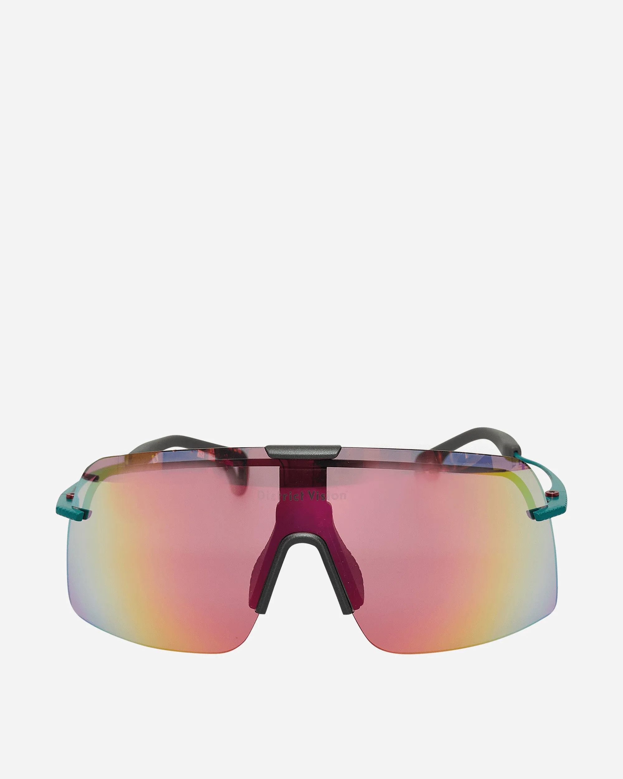 Yusuke Alpine Blade Ti Sunglasses Jade Blue / D  Spectral Mirror