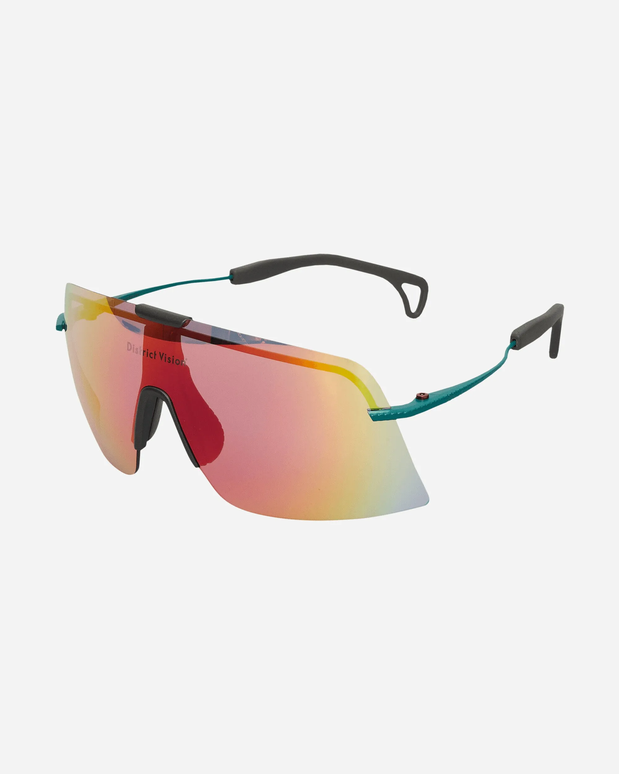 Yusuke Alpine Blade Ti Sunglasses Jade Blue / D  Spectral Mirror