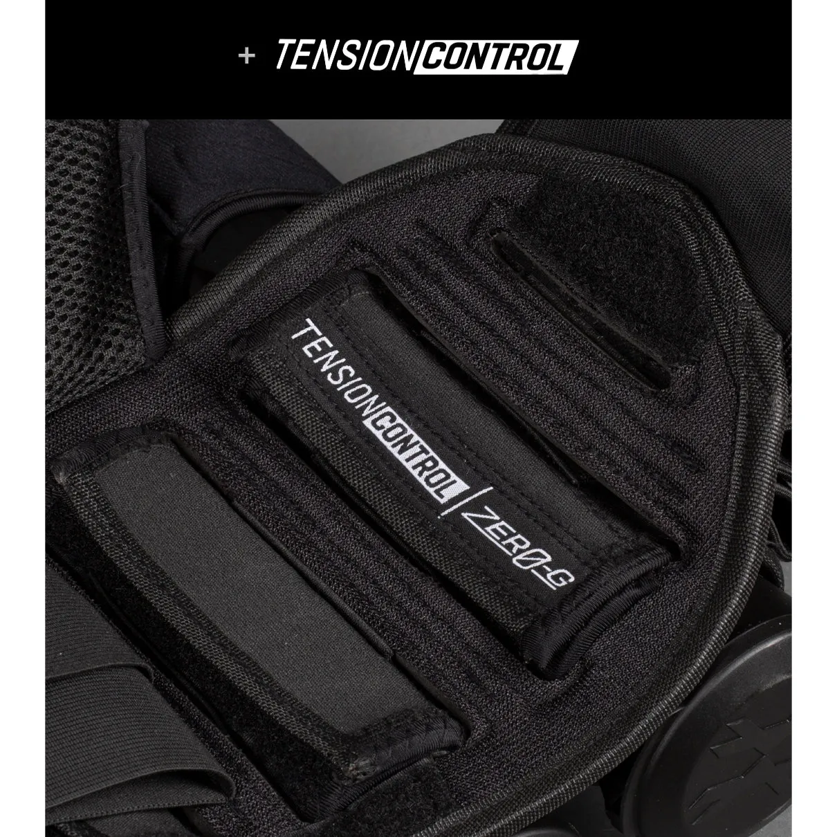 Zero G 2.0 Harness - Black/Grey - 3 2 4